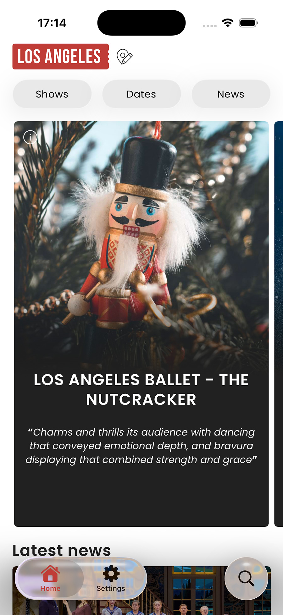 Theatreland app screenshot 1