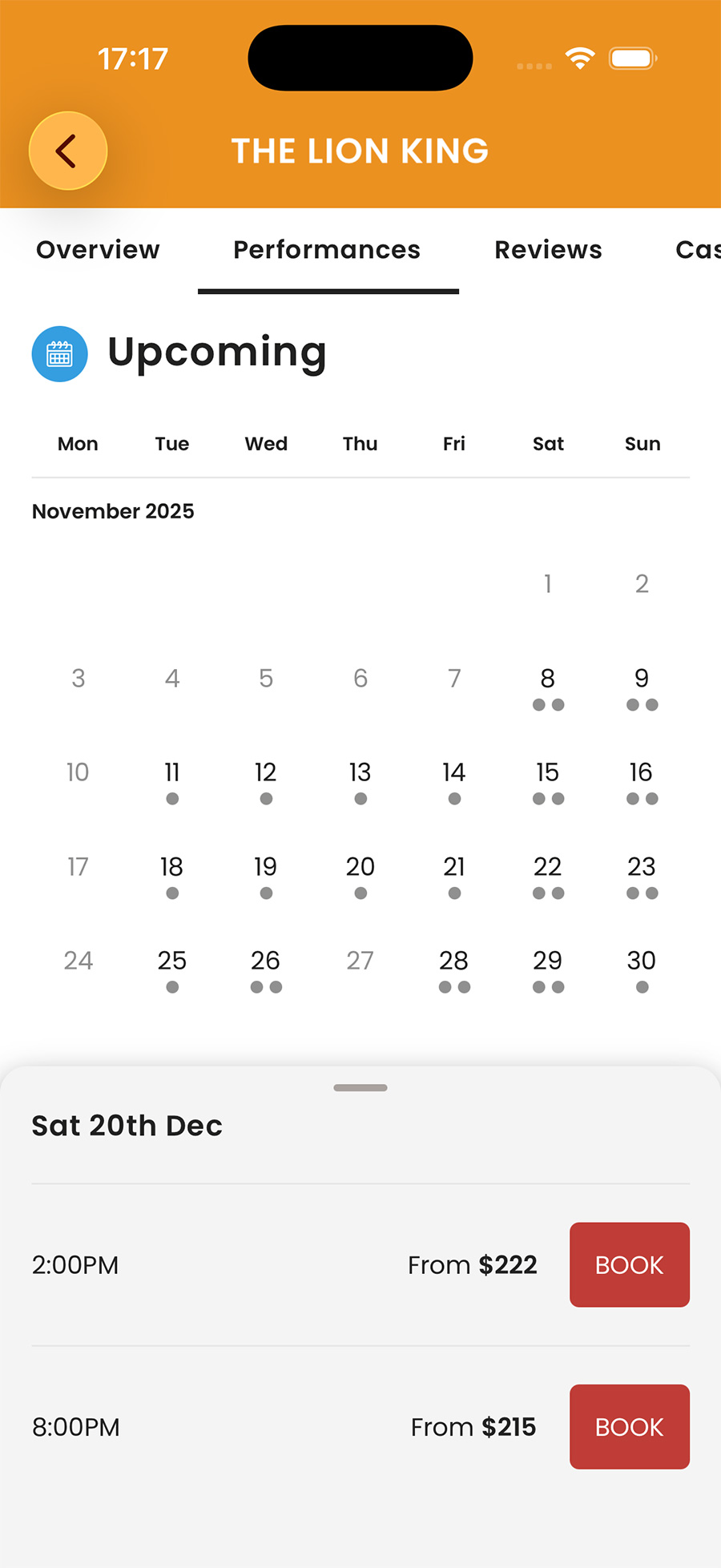 Theatreland app screenshot 6